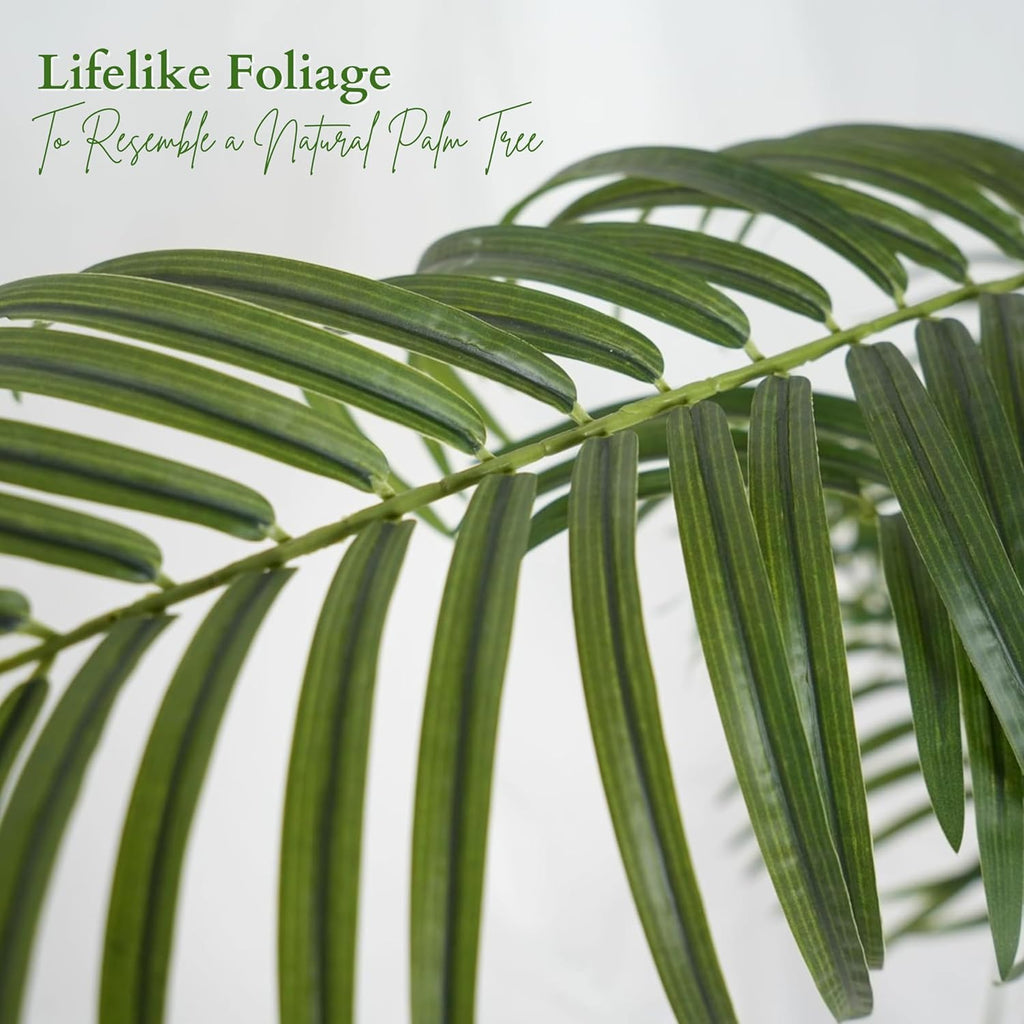 5FT Artificial Palm Tree – Realistic Faux Palm Plant for Indoor & Outdoor Decor