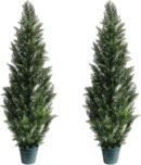 4 Feet Outdoor Artificial Topiary Cedar Tree