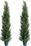 5 Feet Outdoor Artificial Topiary Cedar Tree